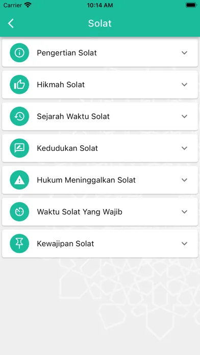 Скриншоты Solat Fardhu